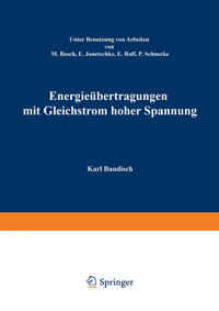 Energieübertragung mit Gleichstrom hoher Spannung