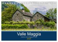 Valle Maggia - Entdecken Sie das Maggiatal im Tessin (Tischkalender 2025 DIN A5 quer), CALVENDO Monatskalender