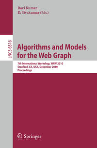 Algorithms and Models for the Web-Graph