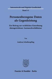 Personenbezogene Daten als Gegenleistung.