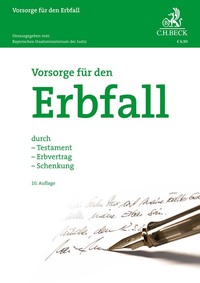 Vorsorge für den Erbfall