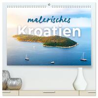 Malerisches Kroatien (hochwertiger Premium Wandkalender 2025 DIN A2 quer), Kunstdruck in Hochglanz