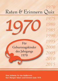 Raten und Erinnern Quiz 1970