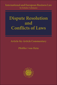 Dispute Resolution and Conflicts of Laws