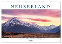 Neuseeland: Traumlandschaft zwischen Meer und Bergen (Wandkalender 2025 DIN A2 quer), CALVENDO Monatskalender