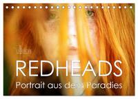 REDHEADS - Portrait aus dem Paradies (Tischkalender 2025 DIN A5 quer), CALVENDO Monatskalender