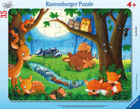 Children's puzzle 35 Teile - Wenn kleine Tiere schlafen gehen