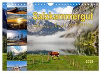 Salzkammergut, überraschend vielseitig (Wandkalender 2025 DIN A4 quer), CALVENDO Monatskalender