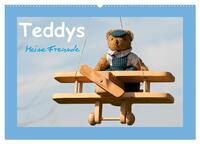 Teddys Meine Freunde (Wandkalender 2025 DIN A2 quer), CALVENDO Monatskalender