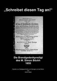 Brandgedenkpredigt 1655