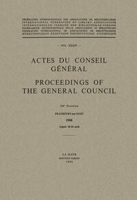 Actes du Conseil Général / Proceedings of the General Council