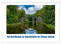 Von Bad Muskau zur Rakotzbrücke ins Zittauer Gebirge (Wandkalender 2026 DIN A4 quer), CALVENDO Monatskalender