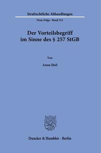 Der Vorteilsbegriff im Sinne des § 257 StGB.