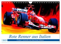 Rote Renner aus Italien (Wandkalender 2025 DIN A4 quer), CALVENDO Monatskalender