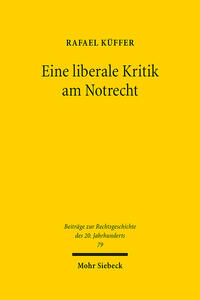 Eine liberale Kritik am Notrecht