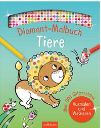 Diamant-Malbuch Tiere