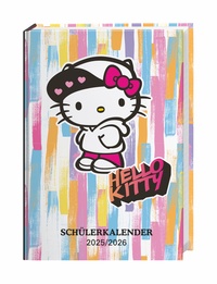 Hello Kitty Schülerkalender A5 2026 - 17 Monate ab August 2025