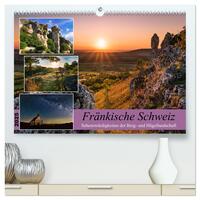 Fränkische Schweiz - Sehenswürdigkeiten der Berg- und Hügellandschaft (hochwertiger Premium Wandkalender 2025 DIN A2 quer), Kunstdruck in Hochglanz