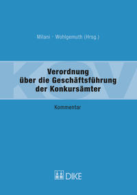 Verordnung über die Geschäftsführung der Konkursämter (KOV)