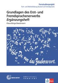 Grundlagen des Erst- und Fremdsprachenerwerbs