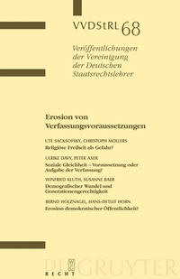 Erosion von Verfassungsvoraussetzungen