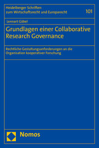 Grundlagen einer Collaborative Research Governance