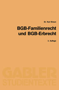 BGB-Familienrecht und BGB-Erbrecht