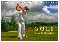 Golf - meine Leidenschaft (Wandkalender 2025 DIN A4 quer), CALVENDO Monatskalender