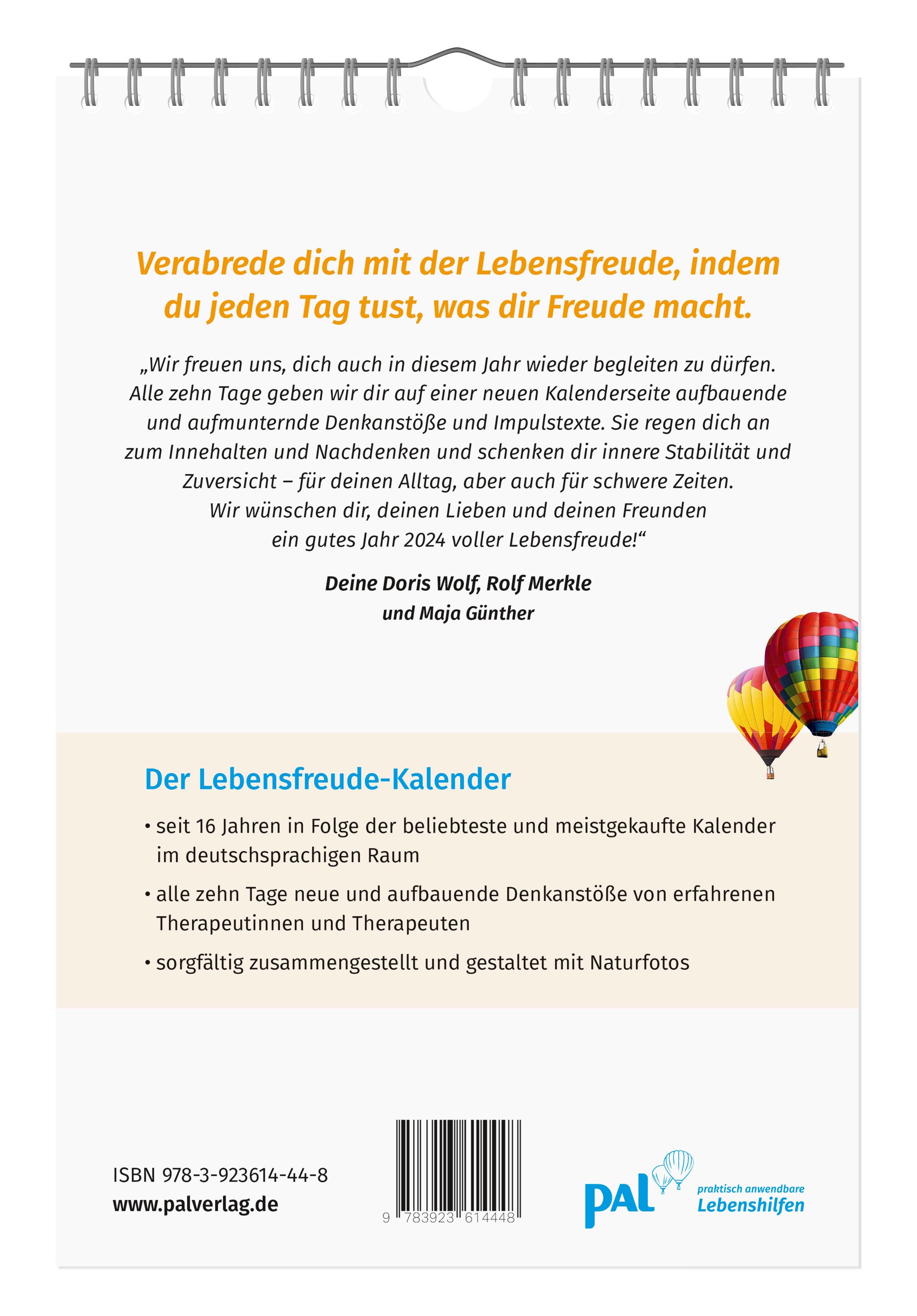 Der Lebensfreude-Kalender 2024