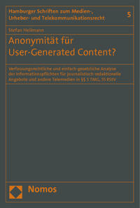 Anonymität für User-Generated Content?