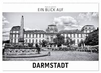 Ein Blick auf Darmstadt (Wandkalender 2025 DIN A2 quer), CALVENDO Monatskalender