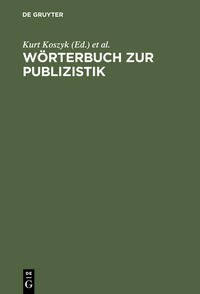 Wörterbuch zur Publizistik