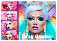 Drag Queens. Glamouröse und wunderschöne Drag-Kunst (Wandkalender 2025 DIN A3 quer), CALVENDO Monatskalender