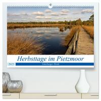 Herbsttage im Pietzmoor - Lüneburger Heide (hochwertiger Premium Wandkalender 2025 DIN A2 quer), Kunstdruck in Hochglanz