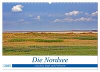 Die Nordsee zwischen Stade und Pellworm (Wandkalender 2025 DIN A2 quer), CALVENDO Monatskalender