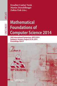 Mathematical Foundations of Computer Science 2014