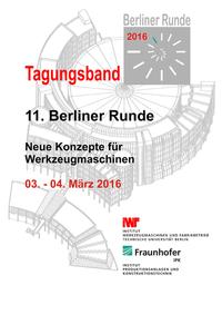 Begleitband zur 11. Berliner Runde - Neue Konzepte für Werkzeugmaschinen