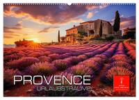 Provence Urlaubsträume (Wandkalender 2025 DIN A2 quer), CALVENDO Monatskalender