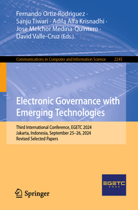 Electronic Governance with Emerging Technologies