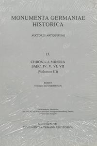 Chronica minora saec. IV. V. VI. VII.