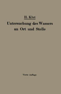 Untersuchung des Wassers an Ort und Stelle