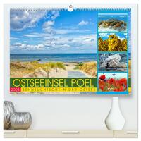 Ostseeinsel Poel - Sehnsuchtsort in der Ostsee (hochwertiger Premium Wandkalender 2025 DIN A2 quer), Kunstdruck in Hochglanz