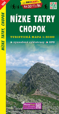 Nízké Tatry, Chopok / Niedere Tatra, Chopok (Wander - Radkarte 1:50.000)