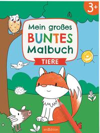 Mein großes buntes Malbuch – Tiere