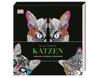 Black Premium. Katzen. Ausmalen, Aufhängen, Verschenken.