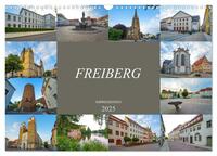 Freiberg Impressionen (Wandkalender 2025 DIN A3 quer), CALVENDO Monatskalender