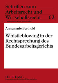 Whistleblowing in der Rechtsprechung des Bundesarbeitsgerichts