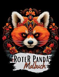 Schwarzes „Roter Panda Malbuch“.