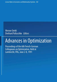 Advances in Optimization