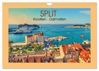 SPLIT Kroatien - Dalmatien (Wandkalender 2025 DIN A4 quer), CALVENDO Monatskalender